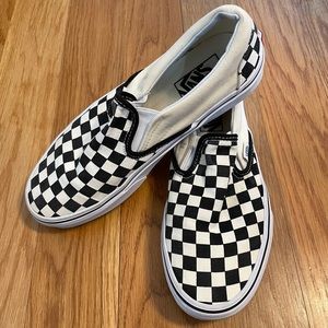 Vans classic slip on checkerboard